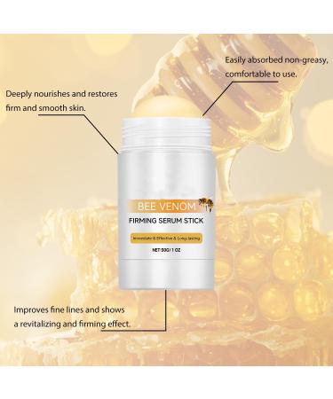 Bee Venom Firming Serum Stick 30g Bee Venom Wrinkle Removal Serum Stick Firming & Wrinkle-Reducing Cream Hydrates & Nourishes Skin Firming Cream For Face and Body - Buy Online on GoSupps.com