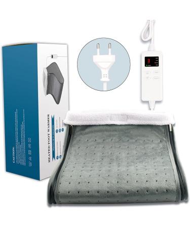 Shop Heated Foot Warmer | Washable Lining Winter Gift for Women - Gray Boot Warmer with US Plug - Buy Online on GoSupps.com