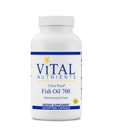 Vital Nutrients Ultra Pure Fish Oil 700 Lemon 120 Softgel Capsules - Buy Online on GoSupps.com