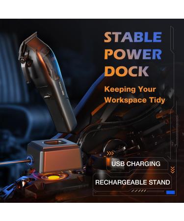 Professional Hair Clippers for Men - Cordless Hair Clipper Set with High Torque Brushless Motor & Ceramic Blade for Barbers - International Shipping Available - Buy Online on GoSupps.com