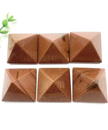 Home Decoration Natural Golden Sandstone Stone Quartz Crystal Pyramid Reiki Tower Home Ornaments Decoration Stones Stones PEIQIYIN Stone Mineral Specimen - Buy Online on GoSupps.com