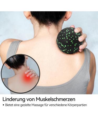 Brelet Fascia Ball & Roller Set | 3-Piece Massage Set for Neck & Back Relief - Buy Online on GoSupps.com
