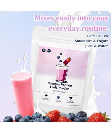 Oopeatol Collagen Powder Peptides with Blueberry Flavor | 20g Daily Serving for Skin Hair & Nails | Hydrolyzed for Easy Absorption Supports Glowing Skin & Joint Equilibrium and Health - Buy Online on GoSupps.com