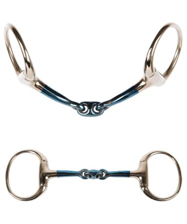 Morso Per Cavallo Extreme Full Cheek RAINBOW In Acciaio Inox, Anelli Ovali Fissi, Misure 10,2-14 Cm