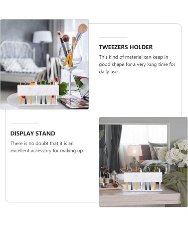 PLAFOPE Eyelash Tweezer Holder Tweezers Storage Stand Tweezers Organizer Tweezers Holder Organizer Acrylic Stand Tweezers Storage Holder Tweezers Displays Stand Makeup Tweezers Holder - Buy Online on GoSupps.com