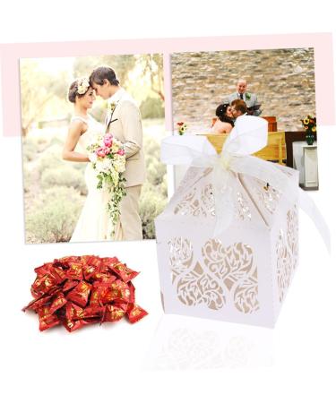 HOMSFOU 50pcs Boxes Birthday Candy Basket Gift Boxs Wedding Bonbonniere Present Boxes for Gifts Coat Boxes for Gifts Candys Gift Bixes Gift Boxes Favor Boxes Baby Shower Box Fold - Buy Online on GoSupps.com