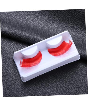 FRCOLOR Reusable Eyelashes Party Eyelashes Fake Eyelash Long False Eyelash Color Eyelashes Fake Lashes Reusable Lashes - Buy Online on GoSupps.com
