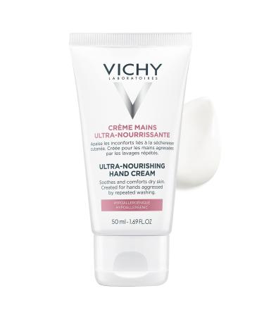 Vichy Ultra-Nourishing Hand Cream for Dry Hands  Hand Lotion with Shea Butter  Non-Sticky & Non-Greasy  1.69 Fl Oz (Pack of 1)