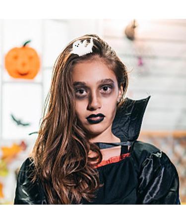 Ghost Hair Clip | Halloween Hair Clips for Women - Halloween Hair Claw Clips Black Hair Clips Cute Halloween Hair Accessories Bat Spider Web Hairpins Hair Grips Jaw Clips for Costume Pochy White Wandering Ghost - Buy Online on GoSupps.com