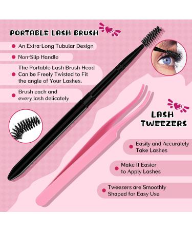 DIY Lash Extension Kit with 216 Pcs Clusters - Cheery+Posh (Beginner at Home) - Buy Online on GoSupps.com