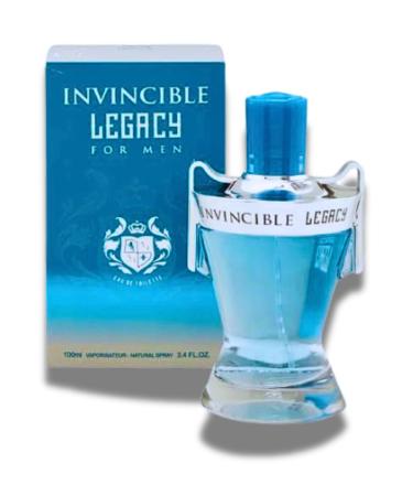 INVINCIBLE LEGACY Woody Aromatic fragrance for Men's Cologne 3.4 Oz EDT