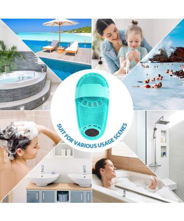 Meidong Silicone Shower Foot Scrubber - Personal Foot Massage and Cleaning - Non-Slip for Men and Women - 1PCS Green - Buy Online on GoSupps.com