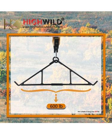 Highwild Game Hanging Gambrel & Hoist Kit - Efficient Hoisting Solution for Hunters - Buy Online on GoSupps.com