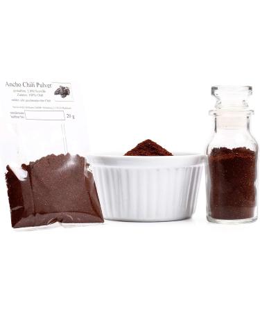  Feine W rze Ancho Chili Mexican Spice Powder Ground Red Brown | From Aromatic Chillies | Gluten Free | 20g - Buy Online on GoSupps.com