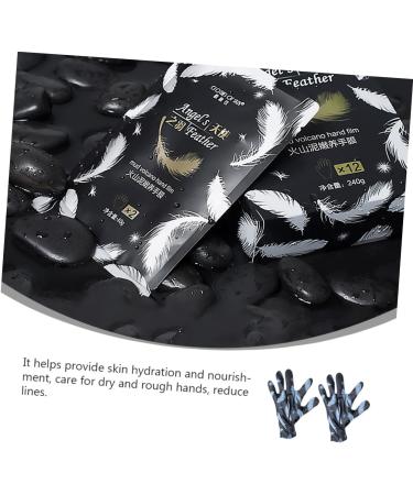 Ipetboom Overnight Hand Gloves 1 Pair Hand Foot Dry Rough Gloves Hand Gloves Gel Enhancing Gloves Moisturising Gloves for Dry Hands Hydrating Glove Spa Aluminum Platinum Paper Short - Buy Online on GoSupps.com
