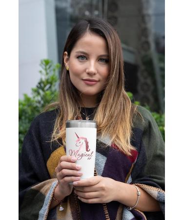 KLUBI Unicorn Gifts for Women 20oz Travel Coffee Mug/Tumbler - Funny Gift for Unicorn Lovers - Cute Large Mug with Lid - Buy Online on GoSupps.com