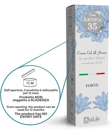 Dulc Natural Arnica Gel Cream Extra Strong 2.53 Fl Oz - Organic Arnica Montana Extracts for Joint & Muscle Relief - Made in Italy - Buy Online on GoSupps.com