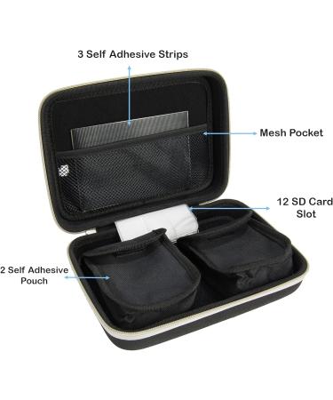 Travel Organizer Medical Supplies Carrying Case for Diabetes Kit - Black-grey - Buy Online on GoSupps.com