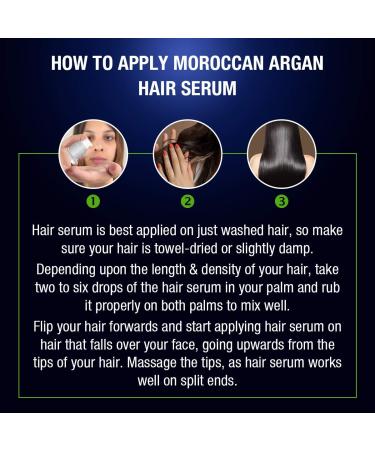 StBotanica Moroccan Argan Hair Serum - Nourishing & Frizz Control with USDA Organic Argan Oil - 120ml for Healthy Shiny Hair - Buy Online on GoSupps.com