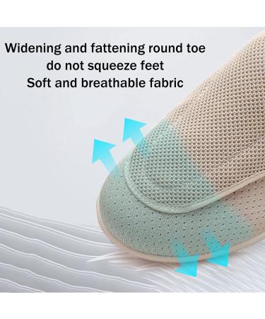 DZKJ Unisex Diabetic Shoes - Extra Wide Width Sandals for Edema, Plantar Fasciitis, Bunions - Size 42 Darkgrey - Buy Online on GoSupps.com