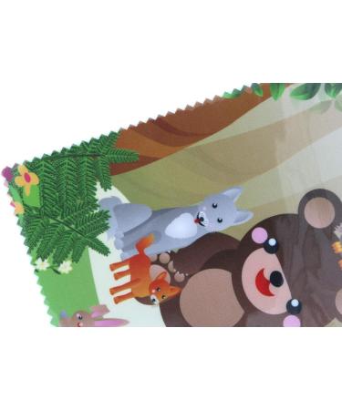 Polyclean Microfibre Cloth - Little Jungle Forest Design | Ultimate Glasses Cleaning Cloth for a Crystal Clear View - Buy Online on GoSupps.com