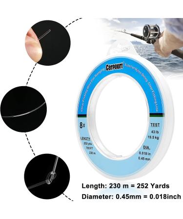 755FT Clear Fishing Wire: Strong Monofilament Line for Hanging Balloon Garland & Crafts - Invisible Nylon Thread for Beading & Sewing - Buy Online on GoSupps.com