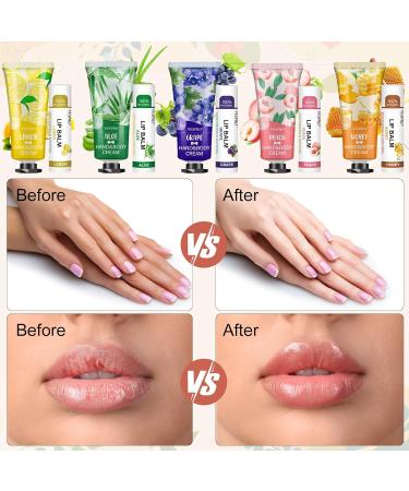 30 Sets Bulk Hand Lotion & Lip Balm Gifts | Wedding & Bridal Shower Favors with Thank You Cards | Perfect Thank You Gifts for Women & Coworkers - Buy Online on GoSupps.com