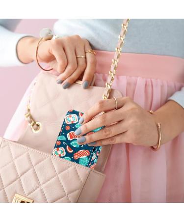 Travel Lipstick Organizer Case | Portable Makeup Bag with Mirror | Sushi Design W987j0ziez - Perfect for International Shipping - Buy Online on GoSupps.com