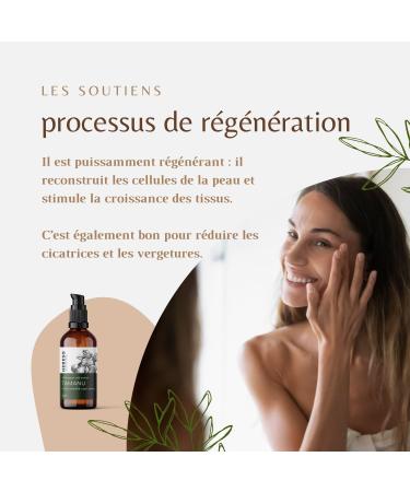  HEBESO Tamanu Oil 100% - Cold Pressed 100ml - Tamanu Oil Helps to Heal Sick Nails Acne - Body Care - Reduction of Scars - Buy Online on GoSupps.com