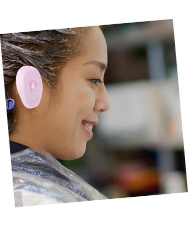 Angoily 3 Pairs Silicone Earmuffs Ear Shield Ear Caps for Hair Drye Hair Dyeing Ear Covers Ear Caps Hair Salon Shower Ear Cap Ear Protection Silica Gel Universal Men and Women - Buy Online on GoSupps.com