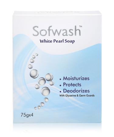 Sofwash White Pearl Soap (Pack of 4)