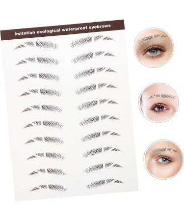 POPETPOP 42 Pcs Eyebrow Stickers Makeup Stickers Water Proof Stickers Eyebrow Transfer Stickers 3d Bionic - Buy Online on GoSupps.com