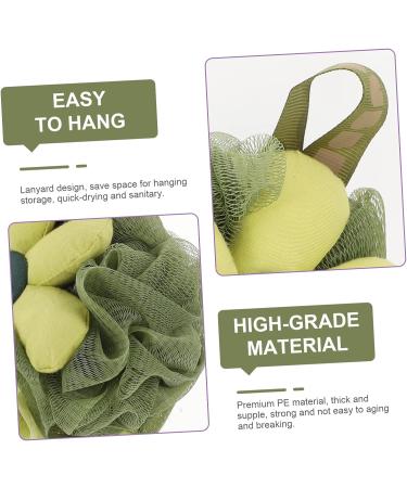 SUPVOX 3pcs Flower Bath Ball Sponges for Shower | Exfoliating Loofahs for Women, Kids | Body Scrubber Sponge Set - Buy Online on GoSupps.com
