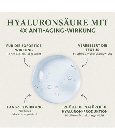 Hyaluron Serum High-Dose 50ml | Vegan Anti-Aging Hyaluronic Acid Facial Serum with Bio Aloe Vera | Unisex Skincare | Made in Germany - Satin Naturel - Buy Online on GoSupps.com