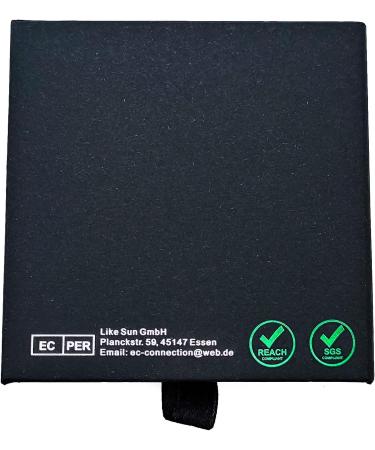 JEROOT Titanium Magnetic Rings for Men Women | Step Edge Sleek Design | 2 Strong Magnets | Black 5mm V 1/2 | 3500 Gauss | Jewelry Gift Box - Buy Online on GoSupps.com