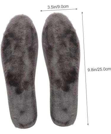 NOLITOY Height Increasing Insoles - 2 Pairs Thermal & Plush Shoe Inserts for Men & Women - Invisible Comfort for Plantar Support - Buy Online on GoSupps.com