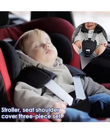 HAOSEA Belts Pads Shoulder Strap and Crotch Cover Universal Baby Stroller Car Seat Strap Covers Soft Seat Belt Cushion fits Most car seat - Buy Online on GoSupps.com