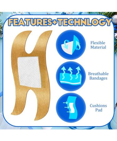 200 Assorted Flexible Fabric Adhesive Bandages with Storage Bag for First Aid - Buy Online on GoSupps.com