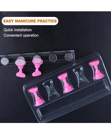 dijiusidy Press on Nail Stand High-ranking Fashionable Different Sturdy Exquisite Appearance Long Service Life Bead Practice Sheet Type 1 - Buy Online on GoSupps.com
