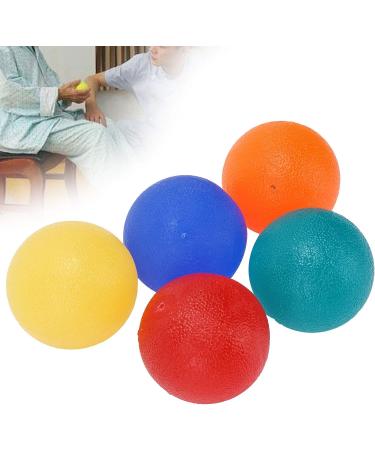ZJchao 5pcs Hand Exercise Balls Round Squeeze Balls Resistance Ball for Hand Finger Grip Strengthening and Arthritis Stress Relief - Buy Online on GoSupps.com