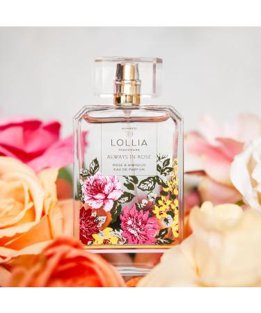 LOLLIA Always in Rose Eau de Parfum 3.4 fl. oz. - Rose & Hibiscus Beautifully Captivating Perfume Women s Perfume Eau de Parfum Spray for Women Women s Fragrance Always in Rose 3.4 Fl Oz (Pack of 1) - Buy Online on GoSupps.com