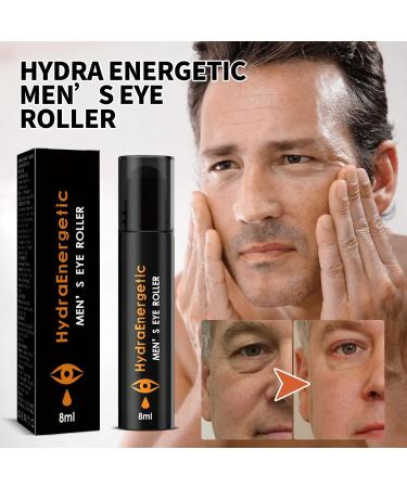 Men's Clear Eye Roller - 8ml Japanese Skincare for Dark Circles & Puffiness - Hydrating Eye Treatment - Buy Online on GoSupps.com