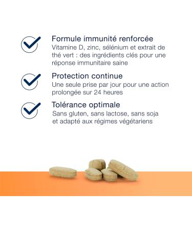 Metagenics Immune Impact Forte - Vitamine D Zinc S l nium & Th Vert - Soutien Immunitaire & D fenses Naturelles - Sans Gluten Sans Lactose V g tarien - 28 Comprim s - 2 Semaines - Buy Online on GoSupps.com