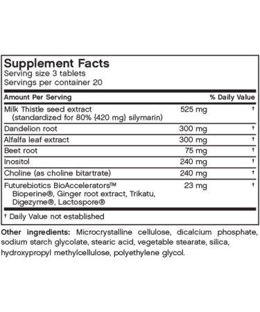FutureBiotics Silymarin Plus - 120 Vegetarian Tablets for Liver Health - Buy Online on GoSupps.com