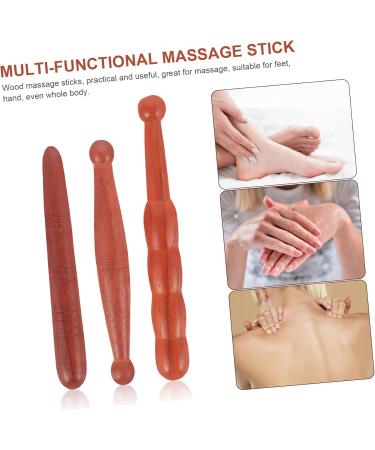 Lurrose 15 STK Acupressure Stab Reflexion Massage Tools | Home Thai Massage Device | Trigger Stick for Neck & Body Relief | 5 Pieces 15x2cm - Buy Online on GoSupps.com
