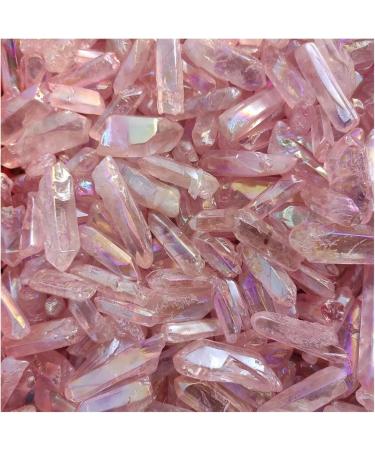 Natural Crystal Rough 50g Pink Titanium Aura Seed Quartz Crystal Stones Point Specimen Decoration Stones and Minerals Home Decoration Natural Stone Stone Mineral Specimen - Buy Online on GoSupps.com