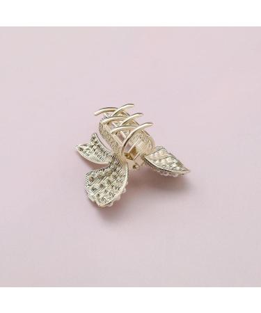 2PCS Delicate Pearl Bow Hair Claw Clips - Metal Hair Accessories for Girls and Women | DIY Headwear Accessory - Buy Online on GoSupps.com