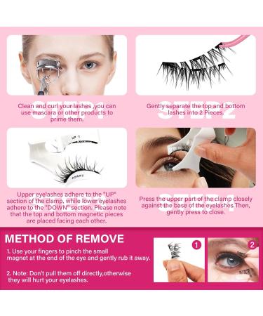 Magnetic Eyelashes with Applicator - Long Lasting Reusable Waterproof & Cruelty-Free | Natural Look False Lashes (1 Pair - Jovial - Buy Online on GoSupps.com