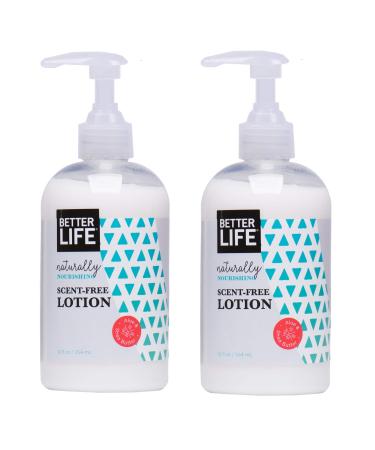 Better Life Better Natural Hand & Body Lotion Unscented 12 oz (Pack of 2) 2425B Unscented 12 Ounce (Pack of 2)