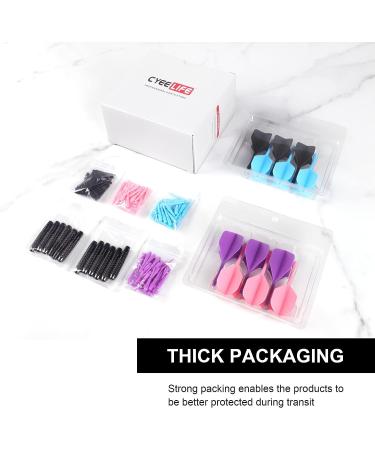 CyeeLife Soft Tip Darts Set 16g - Integrated Flights & 100 Plastic Points - Colorful & Durable - Easy to Use & Long-lasting - Buy Online on GoSupps.com
